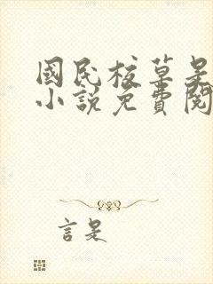 国民校草是女生小说免费阅读封面