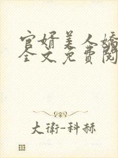 官婿美人娇小说全文免费阅读