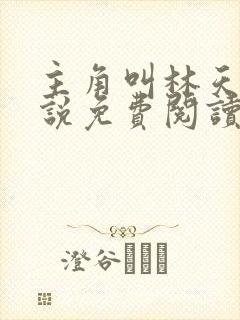 主角叫林天的小说免费阅读