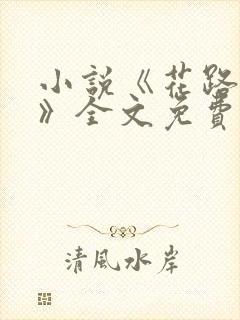 小说《花路璀璨》全文免费阅读