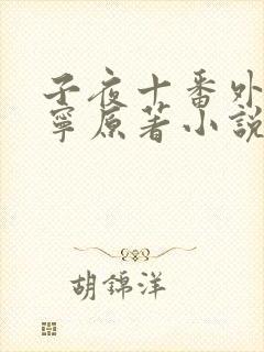 子夜十番外徐静宁原著小说封面