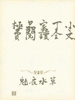 极品家丁小说免费阅读全文下载