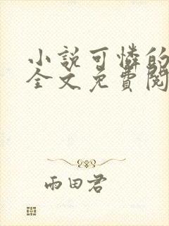 小说可怜的社畜全文免费阅读