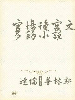 官场后宫文女主多的小说