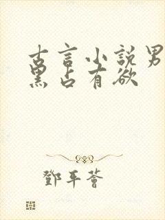 古言小说男主腹黑占有欲