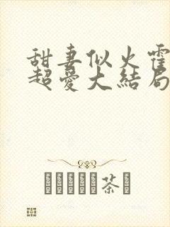 甜妻似火霍爷他超爱大结局封面