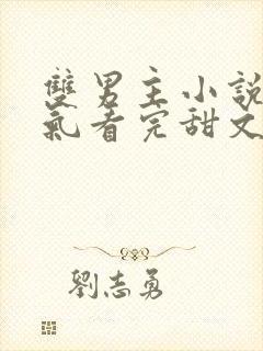 双男主小说一口气看完甜文