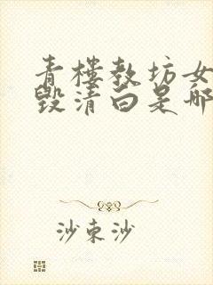 青楼教坊女主被毁清白是哪部小说里