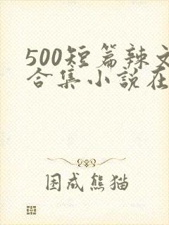 500短篇辣文合集小说在线阅读