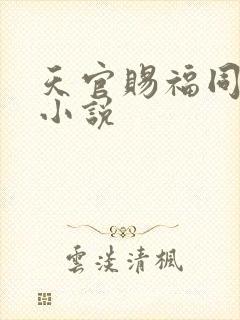 天官赐福同人文小说封面