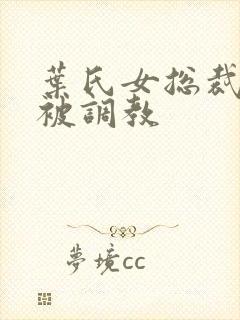 叶氏女总裁自愿被调教封面