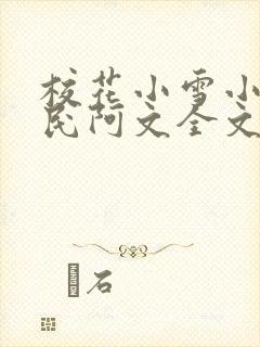 校花小雪小柔阿民阿文全文阅读小说