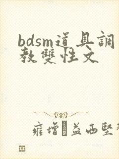bdsm道具调教双性文