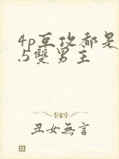 4p互攻都是0.5双男主