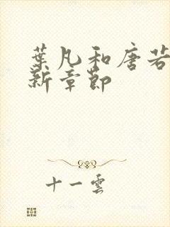 叶凡和唐若雪最新章节