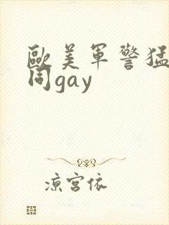 欧美军警猛男男同gay