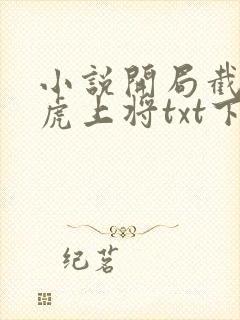 小说开局截胡五虎上将txt下载