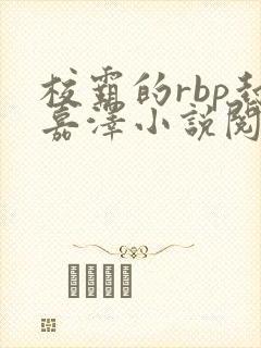 校霸的rbp封嘉泽小说阅读