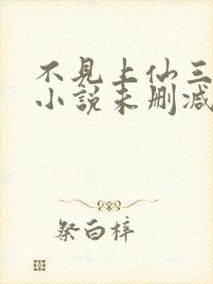 不见上仙三百年小说未删减完整版封面