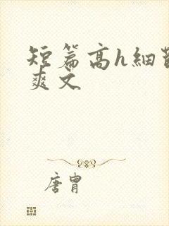 短篇高h细节肉爽文