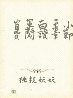 肖军白柔小说免费阅读章节