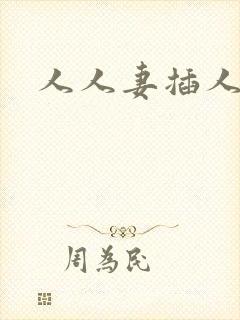 人人妻插人人妻