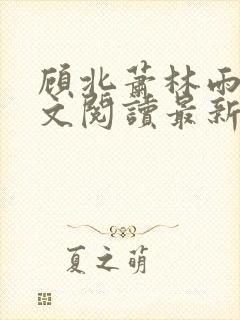 顾北萧林雨菲全文阅读最新章节更新