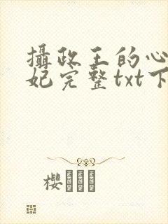 摄政王的心尖宠妃完整txt下载封面