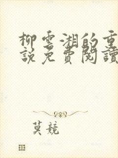 柳云湘的重生小说免费阅读无弹窗封面