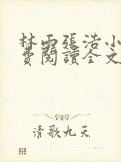 林雨张浩小说免费阅读全文最新章节封面