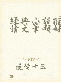 经典小说推荐言情文笔超好