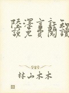 陆泽言许知夏小说免费阅读最新章节