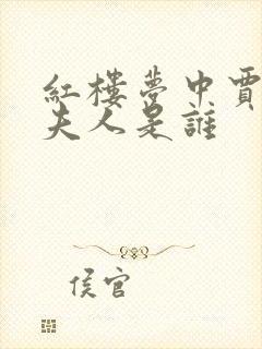 红楼梦中贾敬的夫人是谁