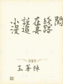 小说在线阅读漫漫追妻路