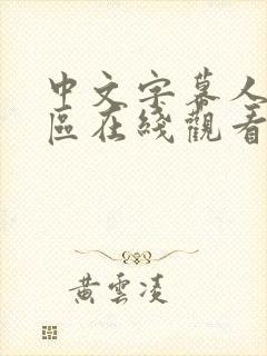 中文字幕人妻一区在线观看