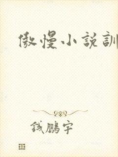 傲慢小说训诫文