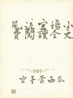 风流官场小说免费阅读全文无弹窗封面