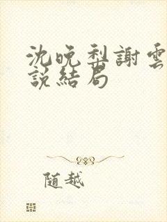 沈晚梨谢云迟小说结局