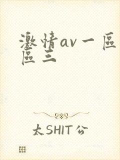激情av一区二区三