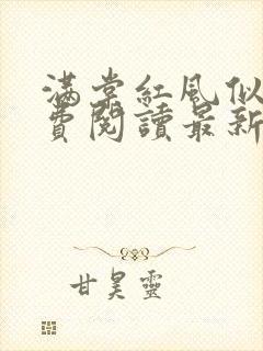 满棠红风似醉免费阅读最新章节更新