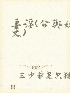 妻淫(公与媳爽文)