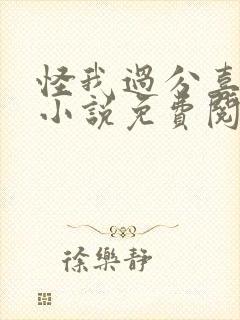 怪我过分喜欢你小说免费阅读