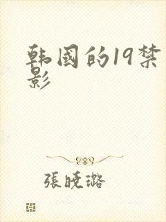 韩国的19禁电影