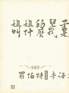 姐姐的儿子叫我叫什么我是女的