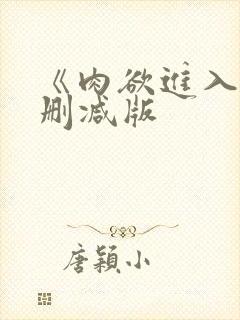 《肉欲进入》无删减版