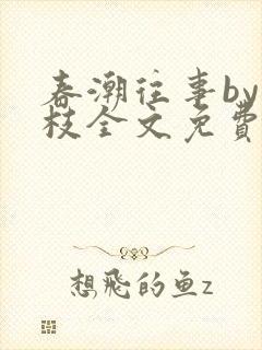 春潮往事by南枝全文免费阅读笔趣阁封面