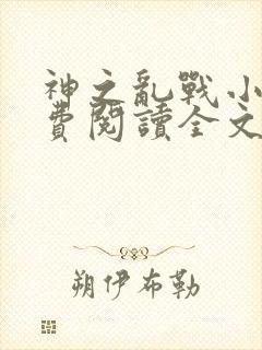 神之乱战小说免费阅读全文封面