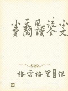 小天风流小说免费阅读全文最新章节