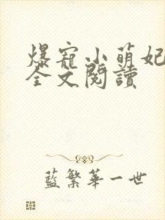 爆宠小萌妃免费全文阅读