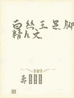 白丝玉足脚交榨精h文